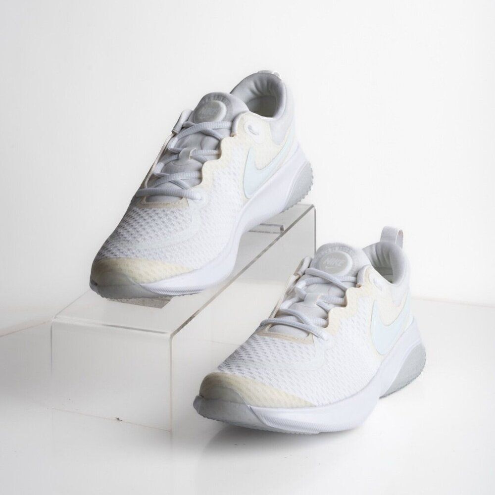 Nike Project Pod Youth White Road Running Sneakers US 6 EU 38.5 New CQ4397-100